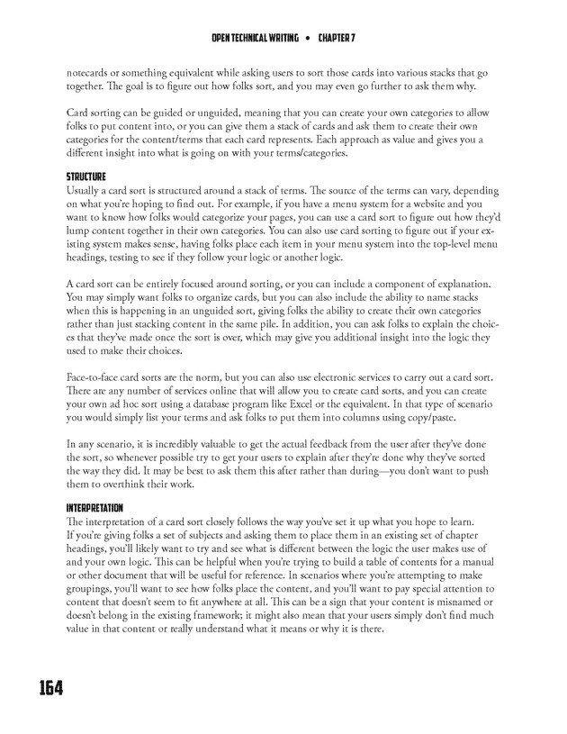 Open Technical Writing - New Page